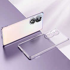 Funda Silicona Ultrafina Carcasa Transparente LD2 para Huawei Honor 80 5G Morado