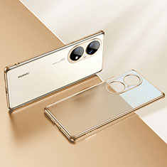 Funda Silicona Ultrafina Carcasa Transparente LD2 para Huawei P50 Oro