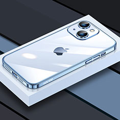 Funda Silicona Ultrafina Carcasa Transparente LD4 para Apple iPhone 14 Azul