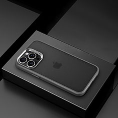 Funda Silicona Ultrafina Carcasa Transparente LD8 para Apple iPhone 15 Pro Max Gris