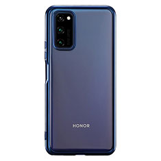 Funda Silicona Ultrafina Carcasa Transparente S01 para Huawei Honor V30 5G Azul
