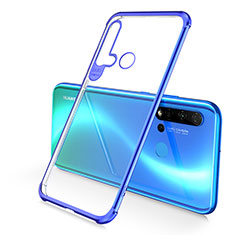 Funda Silicona Ultrafina Carcasa Transparente S01 para Huawei P20 Lite (2019) Azul
