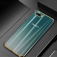 Funda Silicona Ultrafina Carcasa Transparente S01 para Oppo K1 Oro