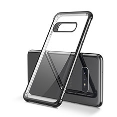 Funda Silicona Ultrafina Carcasa Transparente S01 para Samsung Galaxy S10e Negro