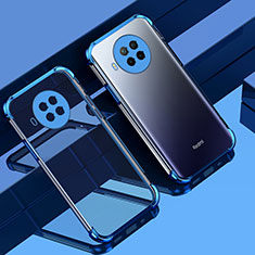 Funda Silicona Ultrafina Carcasa Transparente S01 para Xiaomi Mi 10i 5G Azul