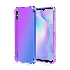 Funda Silicona Ultrafina Carcasa Transparente S01 para Xiaomi Redmi 9AT Morado