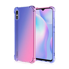 Funda Silicona Ultrafina Carcasa Transparente S01 para Xiaomi Redmi 9i Azul