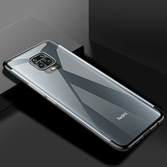Funda Silicona Ultrafina Carcasa Transparente S01 para Xiaomi Redmi Note 9 Pro Max Negro