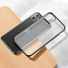 Funda Silicona Ultrafina Carcasa Transparente S02 para Apple iPhone 11 Negro