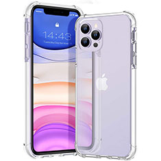 Funda Silicona Ultrafina Carcasa Transparente S02 para Apple iPhone 12 Pro Claro