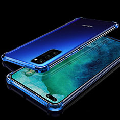 Funda Silicona Ultrafina Carcasa Transparente S02 para Huawei Honor V30 5G Azul