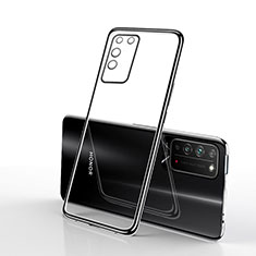 Funda Silicona Ultrafina Carcasa Transparente S02 para Huawei Honor X10 5G Negro