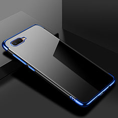 Funda Silicona Ultrafina Carcasa Transparente S02 para Oppo K1 Azul