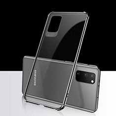 Funda Silicona Ultrafina Carcasa Transparente S02 para Samsung Galaxy S20 Negro