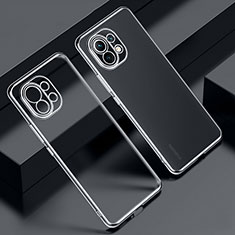 Funda Silicona Ultrafina Carcasa Transparente S02 para Xiaomi Mi 11 Lite 5G Negro