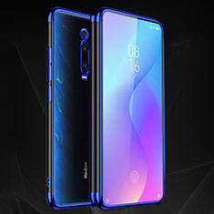 Funda Silicona Ultrafina Carcasa Transparente S02 para Xiaomi Mi 9T Pro Azul