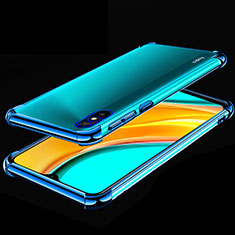 Funda Silicona Ultrafina Carcasa Transparente S02 para Xiaomi Redmi 9i Azul
