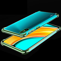 Funda Silicona Ultrafina Carcasa Transparente S02 para Xiaomi Redmi 9i Verde