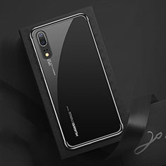 Funda Silicona Ultrafina Carcasa Transparente S03 para Huawei P20 Negro