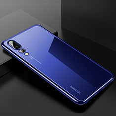 Funda Silicona Ultrafina Carcasa Transparente S03 para Huawei P20 Pro Azul