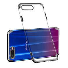 Funda Silicona Ultrafina Carcasa Transparente S03 para Oppo R15X Negro