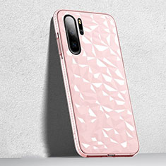 Funda Silicona Ultrafina Carcasa Transparente S05 para Huawei P30 Pro New Edition Rosa
