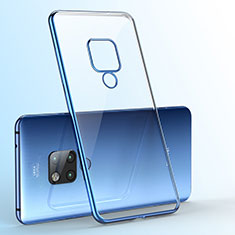 Funda Silicona Ultrafina Carcasa Transparente S06 para Huawei Mate 20 X 5G Azul