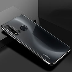 Funda Silicona Ultrafina Carcasa Transparente S07 para Huawei P20 Lite (2019) Negro