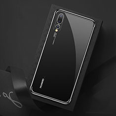 Funda Silicona Ultrafina Carcasa Transparente S07 para Huawei P20 Pro Negro