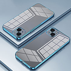 Funda Silicona Ultrafina Carcasa Transparente SY1 para Apple iPhone 14 Azul
