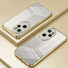 Funda Silicona Ultrafina Carcasa Transparente SY1 para Huawei Honor 100 Pro 5G Oro