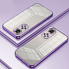 Funda Silicona Ultrafina Carcasa Transparente SY1 para Huawei Honor 50 5G Morado