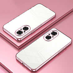 Funda Silicona Ultrafina Carcasa Transparente SY1 para Huawei Honor 50 SE 5G Oro Rosa