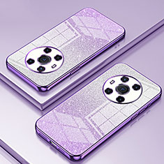 Funda Silicona Ultrafina Carcasa Transparente SY1 para Huawei Honor Magic3 5G Morado