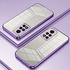 Funda Silicona Ultrafina Carcasa Transparente SY1 para Huawei Honor V40 5G Morado