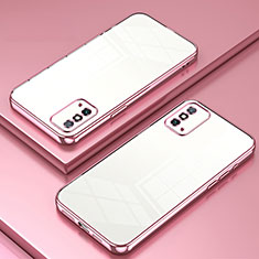 Funda Silicona Ultrafina Carcasa Transparente SY1 para Huawei Honor X10 Max 5G Oro Rosa