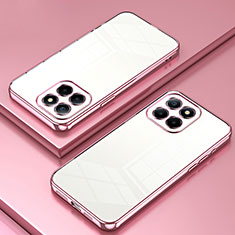 Funda Silicona Ultrafina Carcasa Transparente SY1 para Huawei Honor X6 Oro Rosa