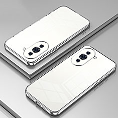 Funda Silicona Ultrafina Carcasa Transparente SY1 para Huawei Nova 10 Plata