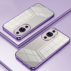 Funda Silicona Ultrafina Carcasa Transparente SY1 para Huawei Nova 11 Morado