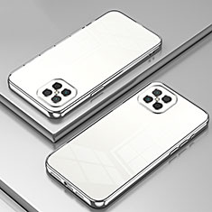 Funda Silicona Ultrafina Carcasa Transparente SY1 para Huawei Nova 8 SE 4G Plata