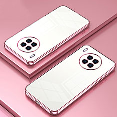 Funda Silicona Ultrafina Carcasa Transparente SY1 para Huawei Nova 8i Oro Rosa