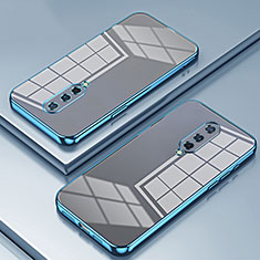 Funda Silicona Ultrafina Carcasa Transparente SY1 para OnePlus 8 Azul
