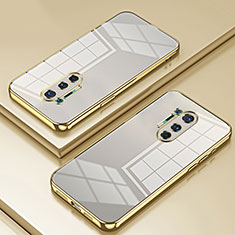 Funda Silicona Ultrafina Carcasa Transparente SY1 para OnePlus 8 Pro Oro