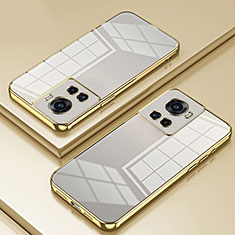 Funda Silicona Ultrafina Carcasa Transparente SY1 para OnePlus Ace 5G Oro