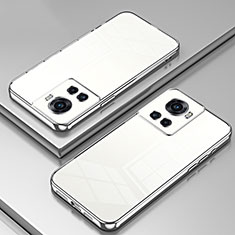 Funda Silicona Ultrafina Carcasa Transparente SY1 para OnePlus Ace 5G Plata