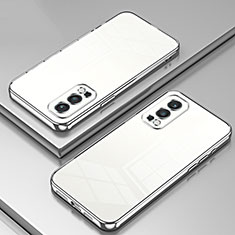 Funda Silicona Ultrafina Carcasa Transparente SY1 para OnePlus Nord 2 5G Plata