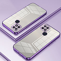 Funda Silicona Ultrafina Carcasa Transparente SY1 para Oppo A15 Morado