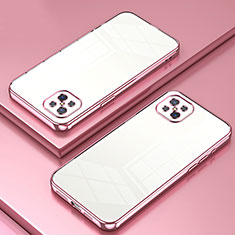 Funda Silicona Ultrafina Carcasa Transparente SY1 para Oppo A92s 5G Oro Rosa