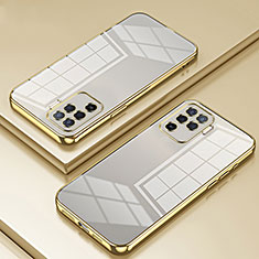 Funda Silicona Ultrafina Carcasa Transparente SY1 para Oppo A94 4G Oro