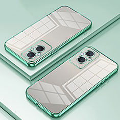 Funda Silicona Ultrafina Carcasa Transparente SY1 para Oppo A96 5G Verde